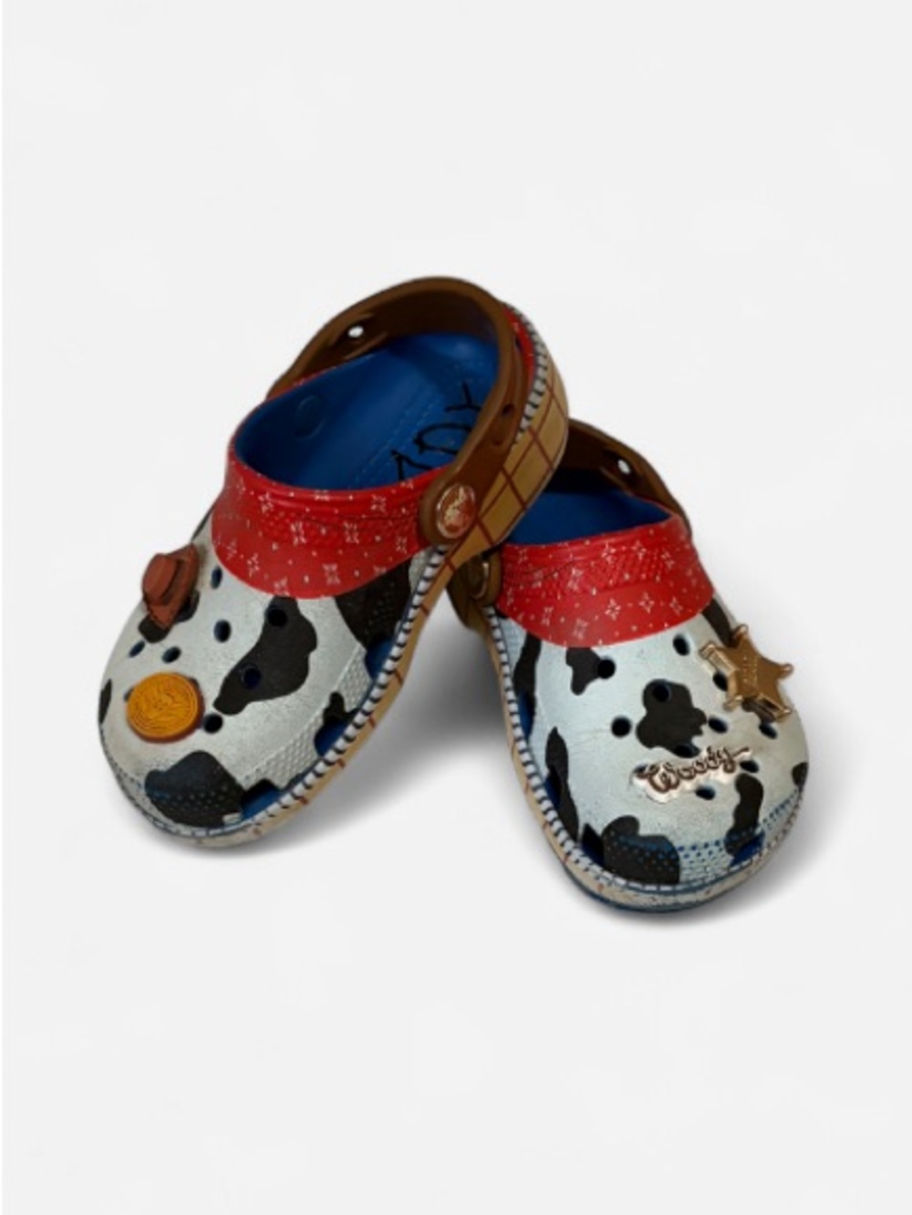 Crocs Disney Pixar Toy Story Sheriff Woody Classic Clogs Kids Size 10c